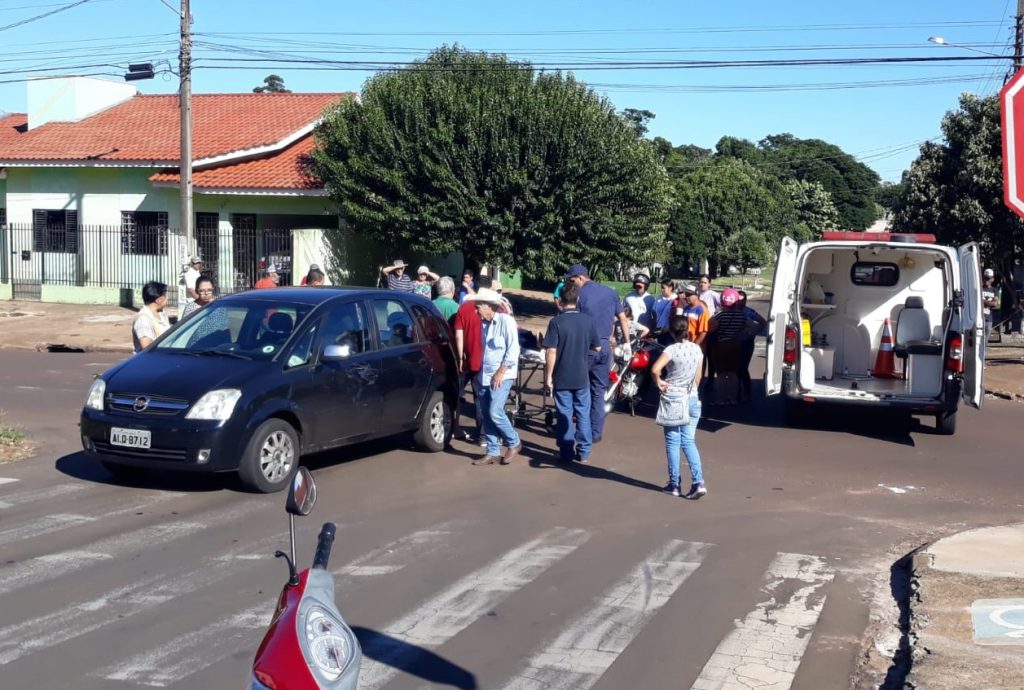 Acidente moto no Jardim Curitiba Tribuna da Região