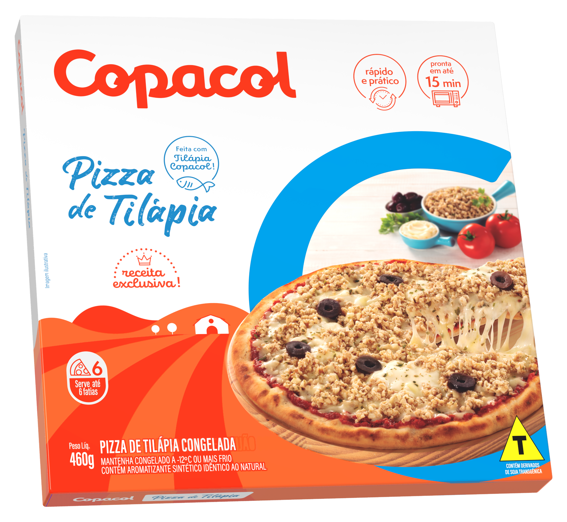 Copacol inova e traz para o mercado a 1ª pizza de tilápia
