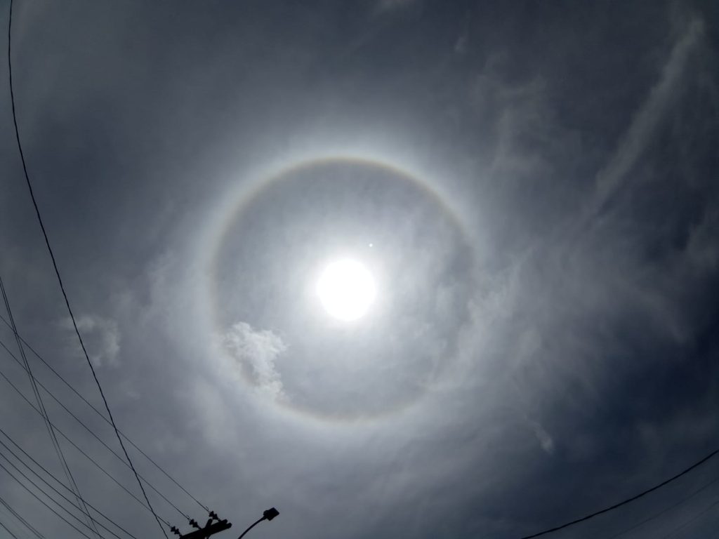 Halo lunar é registrado no céu de Boa Vista; entenda o fenômeno, Roraima